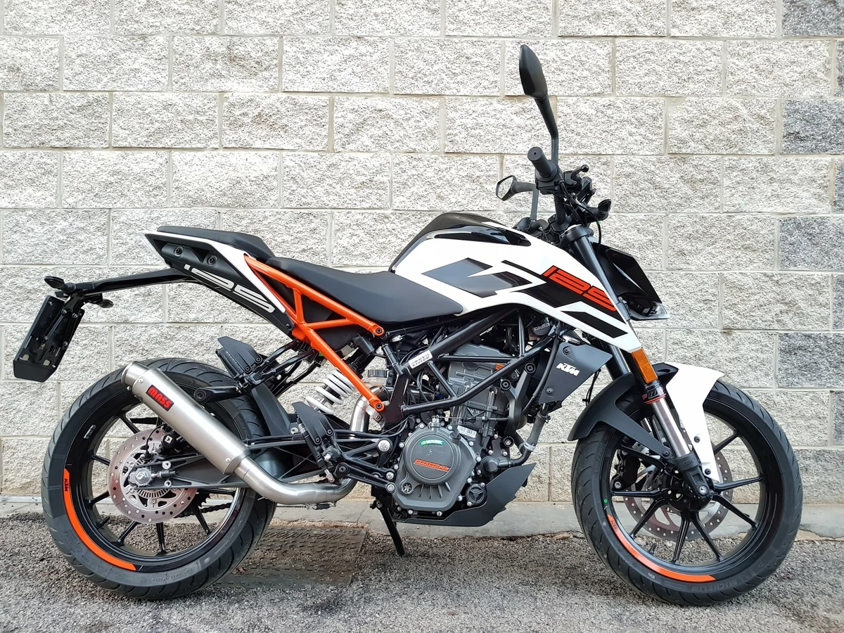 KTM Duke 125 2017-20 MassMoto Semi Completo+Decat+ GP1 Titanio