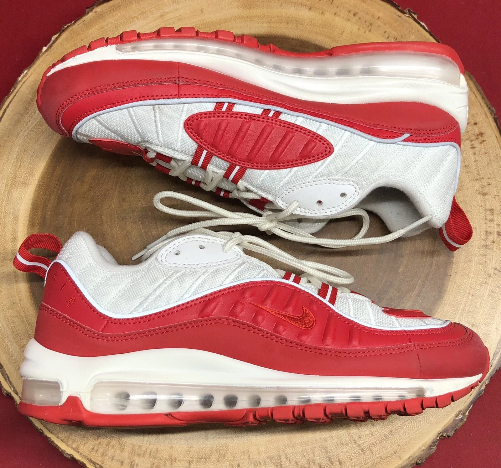 Nike Air Max 98 Université rouge blanc Supreme Gundam taille 8