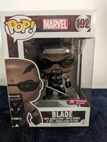 Funko Pop! Marvel #192 Blade PX Previews Exclusivo Buen Estado
