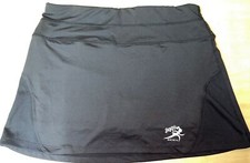 Jiggy Skirts Women's Black Badminton Skirt Tennis Sports Skort Size XL