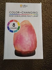 Brilliant Ideas Color Changing Mini Himalayan Salt Lamp