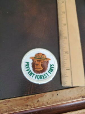 Vintage Smokey The Bear Forest Fire Prevention Patch