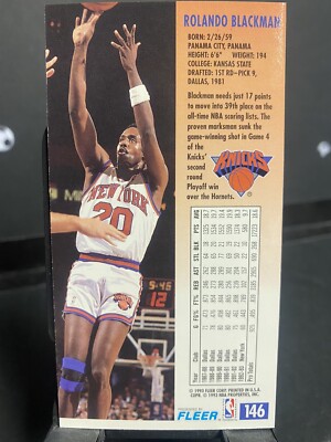 1993 Fleer NBA Jam Session Ronaldo Blackman #146 | eBay