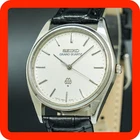 Vintage1978 SEIKO GRAND TWIN QUARTZ 9940-8000 Silver Round Men Watch