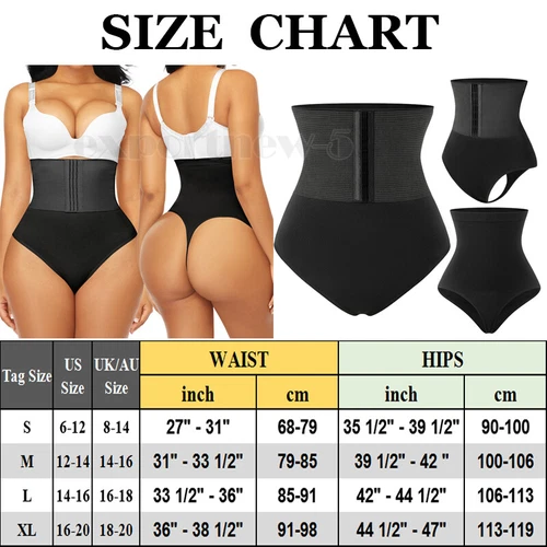 Fajas Thong Women Waist Trainer Body Shaper Butt Lifter High Waist Tummy Control - Picture 22 of 44