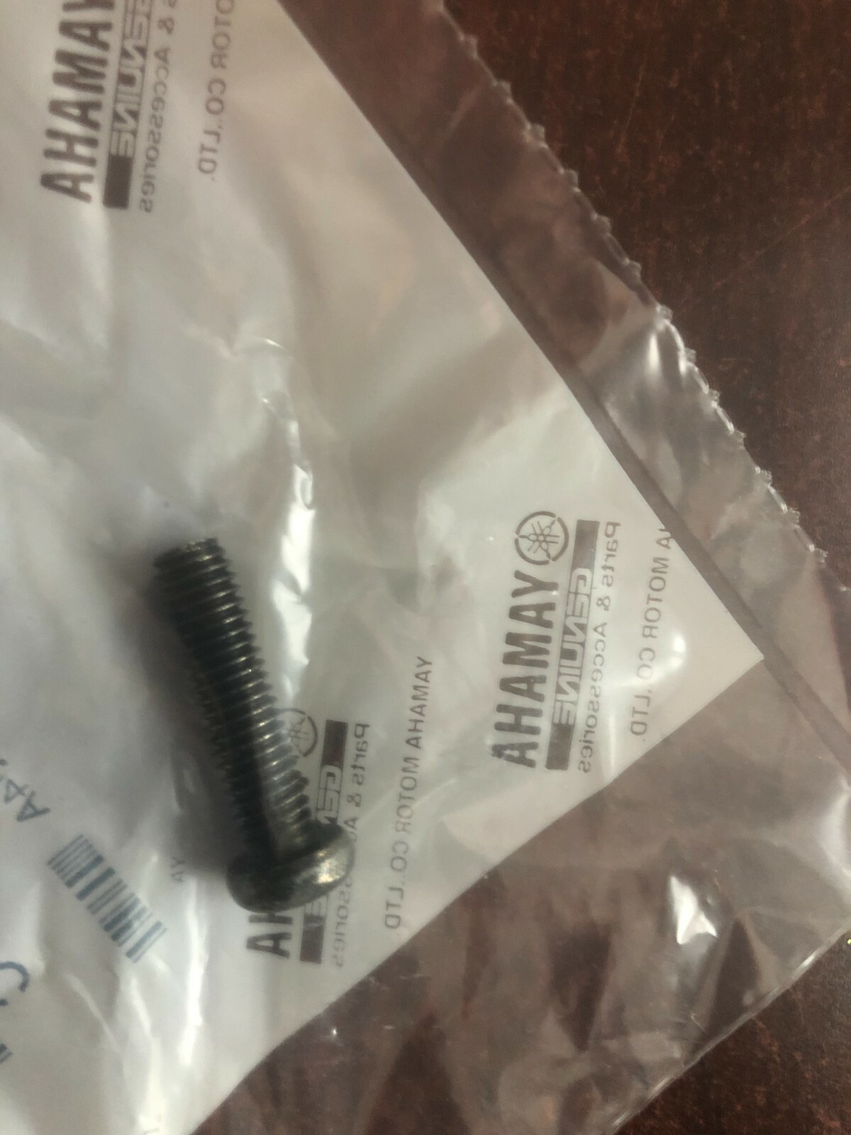 Vis De Tête Panoramique Yamaha OEM Pour PW50 (1996-1997, 2001-2005) - Référence 98517-04025, NOS