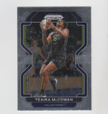(8) Teaira McCowan 2022 PANINI PRIZM WNBA CARD LOT #46 DALLAS WINGS