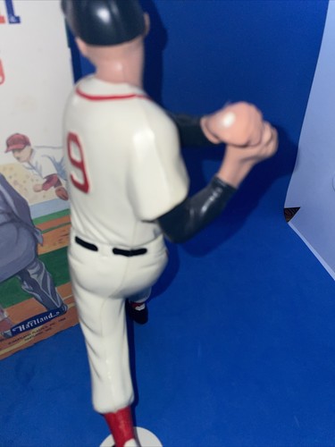 1988 Hartland Ted Williams 7" Plastic Baseball Stars Statue w/ Box Red Sox - Picture 7 of 10