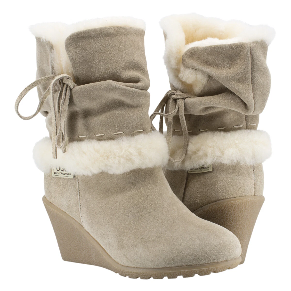 Wedge heel store boots australia