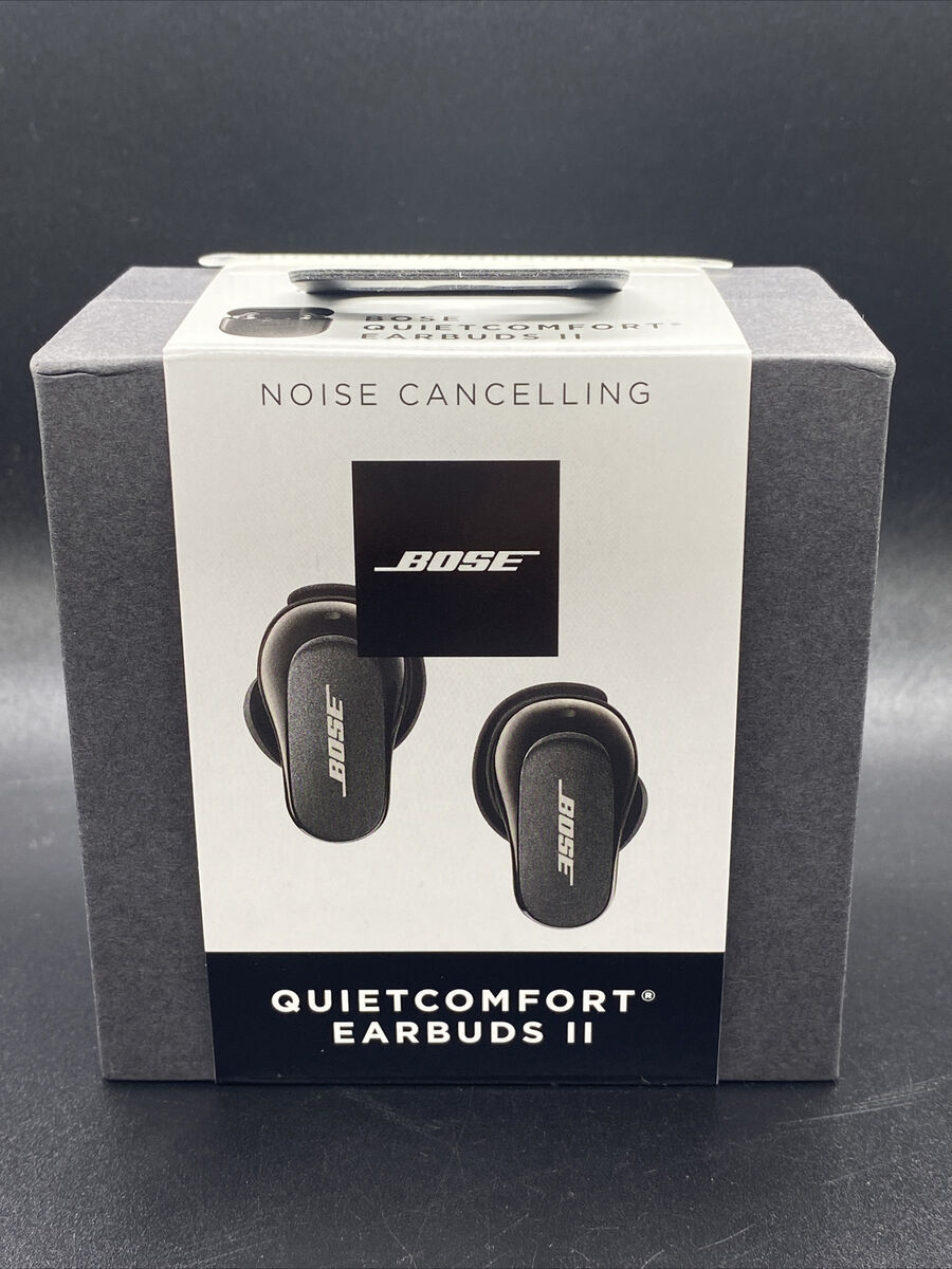 Bose QuietComfort Earbuds II In Ear Headphones BLACK NEW SEALED