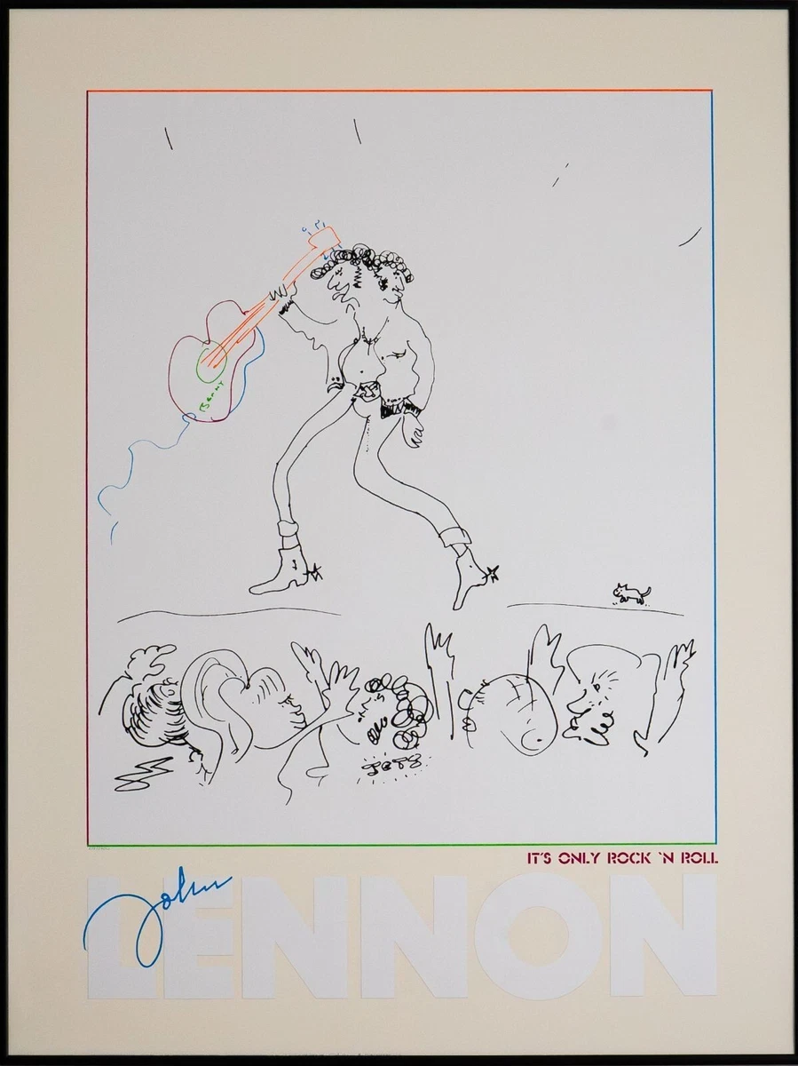 John Lennon Lithograph Bag One Official Poster