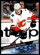 2020-21 Upper Deck Young Guns Alexander Yelesin Rookie Calgary Flames #488