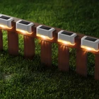 8-20Pcs Solar Deck Lights Outdoor Waterproof LED Fence Lights for Garden Stairs.