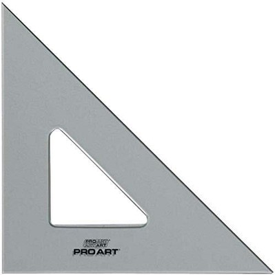 Drafting Triangle 6-inch 45/90 Degrees Clear
