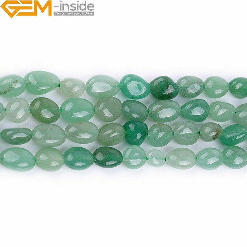 Cuentas espaciadoras de pepita de piedra Freeform para hacer joyas 15" 6x8 mm curación - Imagen 104 de 210