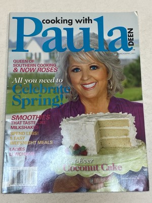 Cooking with Paula Deen Magazine Mar Apr 2011 Best Coconut Cake Easter Spring