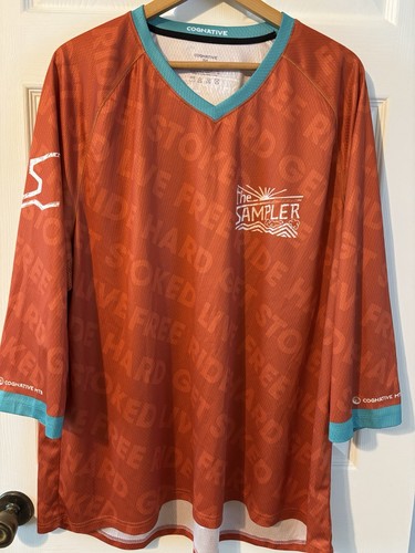 Mens Congnative MTB The Sampler Single Track Mountain Bike Jersey Size 3XL - Picture 2 of 8
