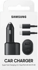45W Samsung MAX USB-C Cable Dual Port Fast Charging Car Charger 5A NEW Sealed