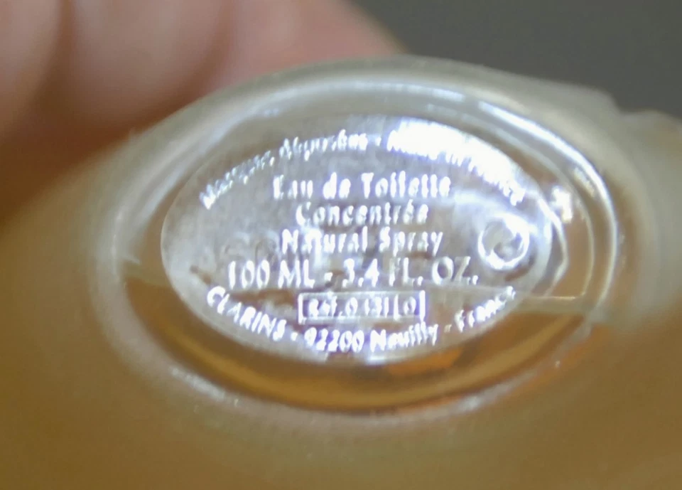 ELYSIUM de CLARINS * spray EDT Concentree 100 ml ~ 3,4 oz raro descontinuado GRANDE Foto 3 de 4