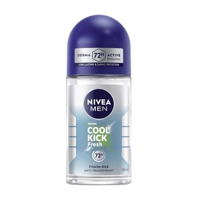 Nivea MEN Deo Roll On Cool Kick Fresh Anti Transpirant Roll On 50ml