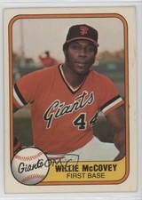 1981 Fleer Willie McCovey #434 HOF 0uf1