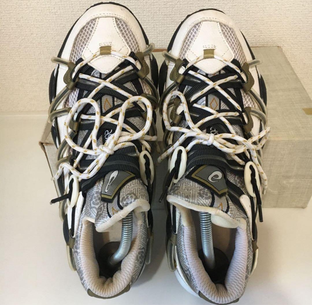 ASICS ZIPANG 3 ZP 9701 White/Gray Men's Sneakers 27cm Pre-owned Collection thumbnail 8