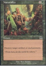 Naturalize - Medium Play MTG Onslaught