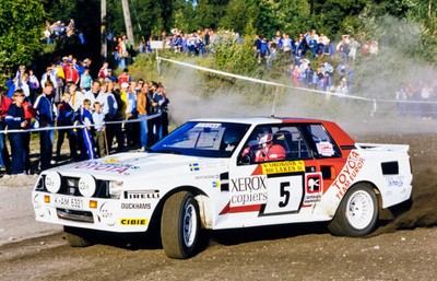 Bjorn Waldegard Claes Bilstam Toyota Celica Rally Finland August 2- Old Photo
