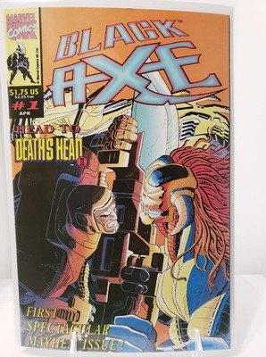 24185: MARVEL UK MARVEL COMICS GOCOLLEC BLACK AXE #1 VF Grade