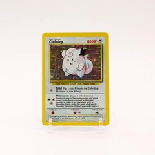 Clefairy - 5/102 Base Set Unlimited Holo Rare Pokemon - LP/MP on eBay