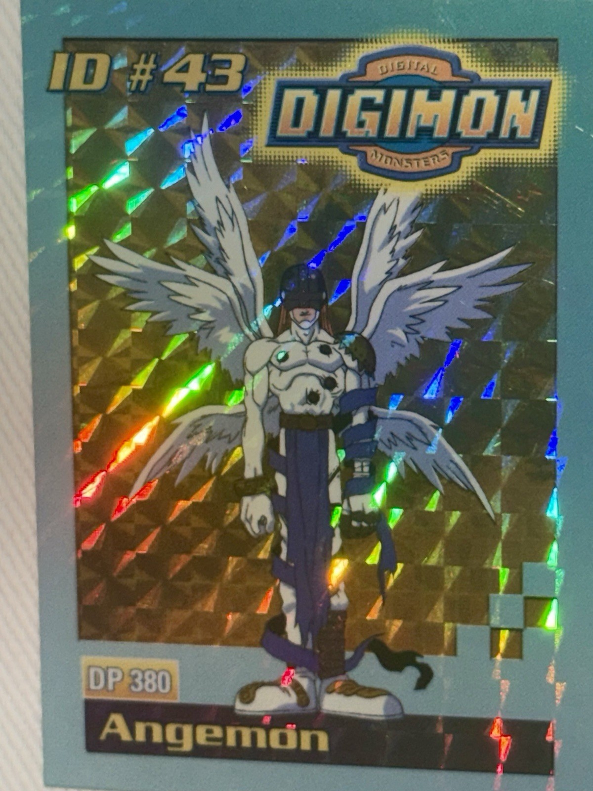 Digimon Trading Card ID # 43 Angemon NM/M FOIL RARE COLLECT DIGIMON HISTORY