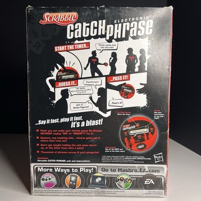 Hasbro Scrabble Catch Phrase Handheld Electronic Game, Age 12+