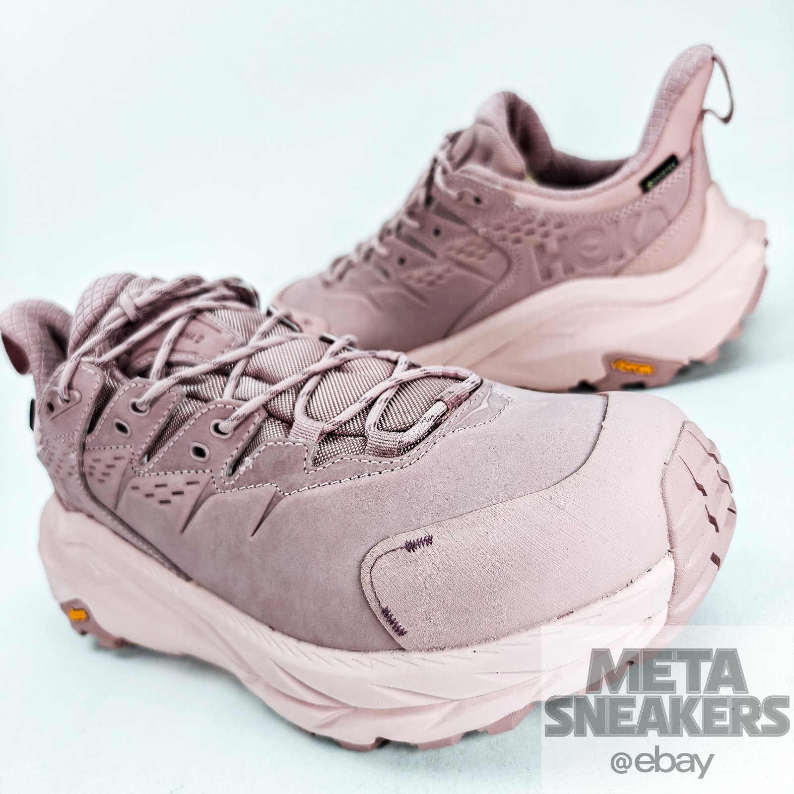 Hoka One One GTX US 12 Men's Pale Peach Outdoors Vibram Kaha 2 Low Gore Tex New