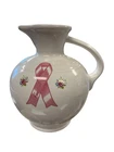 Fiesta Kathy Lynne 2015 Exclusive Breast Cancer Carafe Fiestaware “Find A Cure”