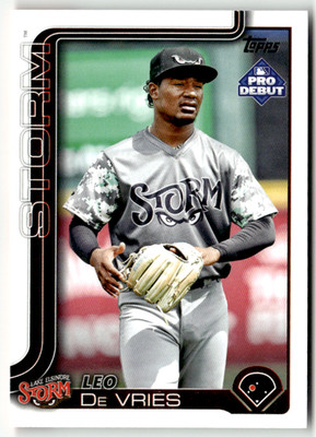 2025 Topps MiLB No. PD-17 Leo de Vries Pro Debut