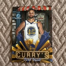 2025-2026 Stephen Curry Bowman Chrome #HS-2 Hobby Stars Curry’s Card Vault 
