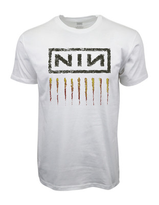 Nine Inch Nails Graphic T shirt  White