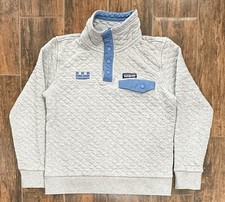 Patagonia Women's Organic Cotton Quilt Snap-T Pullover Gray Size XS STY25282