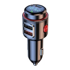 Bluetooth Car Adapter, PD30W AUX Wireless Bluetooth FM Transmitter USB C QC3...