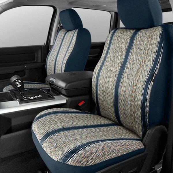 For Toyota Tundra 03-06 Fia Wrangler Series 1st Row Navy Seat Covers Foto 2 de 3