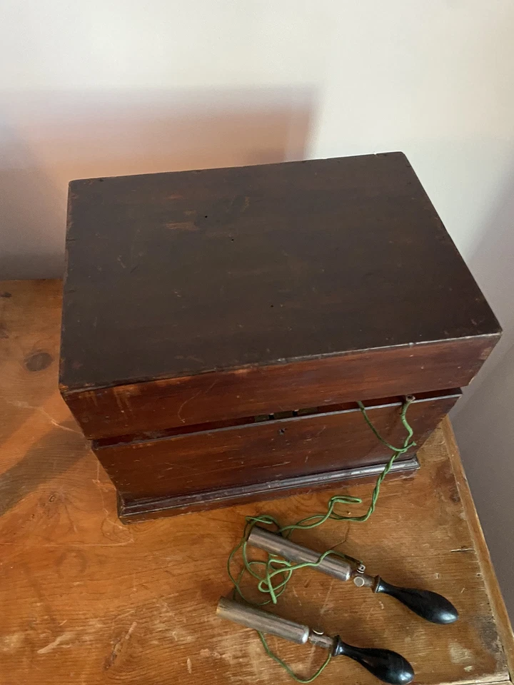 Vintage electric shock machine c1900 - Image 2 of 4