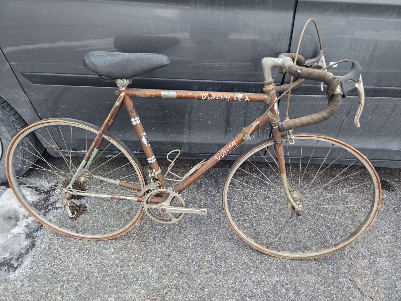Rare Vintage Viking Youth Sized Road Bike Cromovelato Reynolds 531 Campagnolo