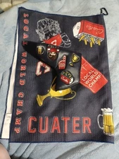 Cuater by TravisMathew Local World Champ Putter Headcover Navy Plus Towel
