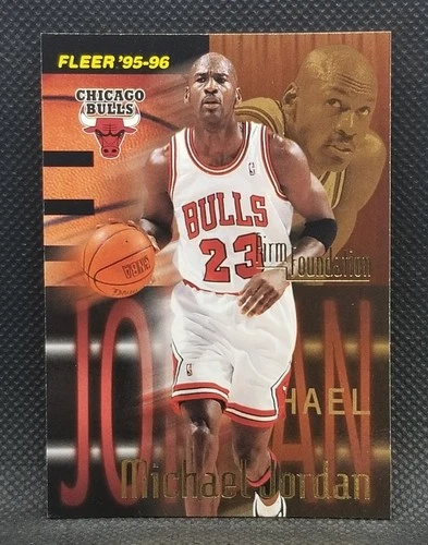 1995-96 Fleer Michael Jordan Firm Foundation #323 Chicago Bulls