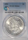 1896 morgan dollar PCGS MS64 ~