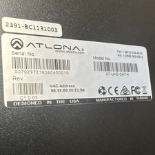 Atlona AT-UHD-CAT-4 1x4 HDBaseT Distribution Amplifier HDMI LAN RS-232 EDID