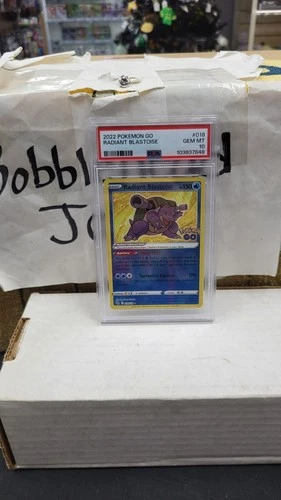 2022 RADIANT BLASTOISE POKEMON GO POKEMON TCG PSA 10 GEM MINT #018