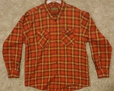 Dixxon Jarhead Men's Flannel Marines Long Sleeve Button-Up XLT Pearl Snap