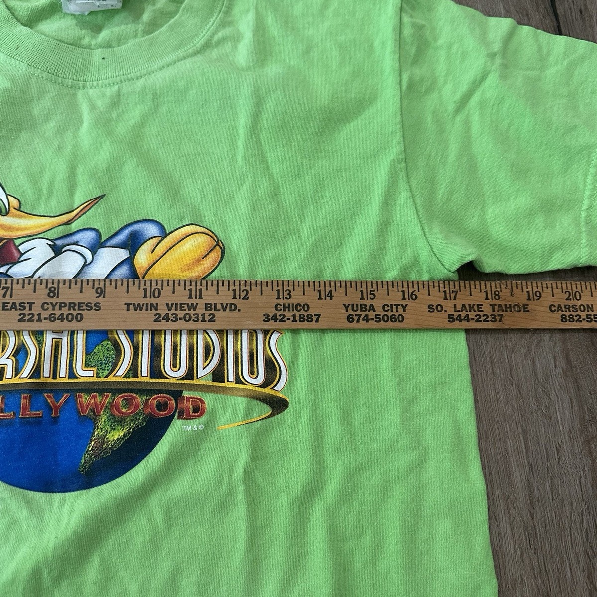 Vintage 90s Universal Studios Woody Wood Pecker T-Shirt Sz S?Cartoon Made In USA View 4