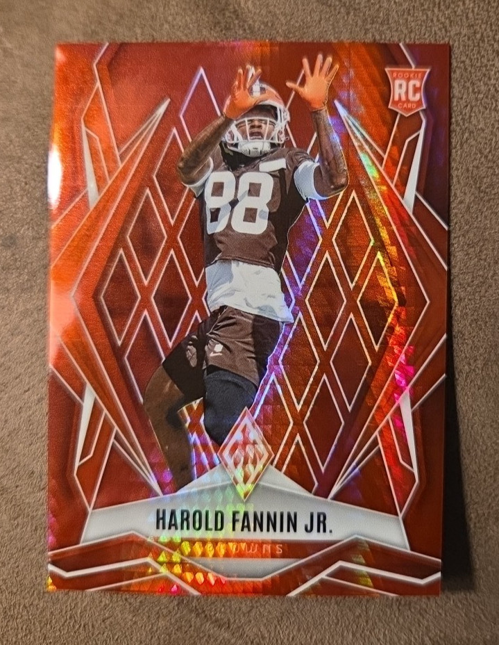 2025 Panini Phoenix - Rookies Harold Fannin Jr. #217 Red Hyper 151/399 (RC)